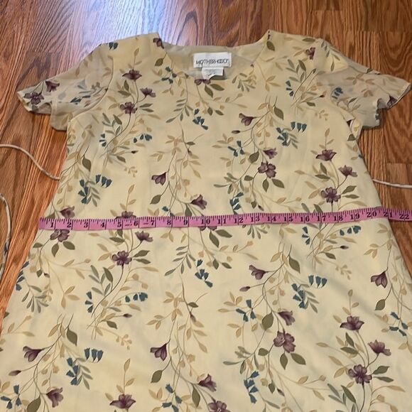 Motherhood Vintage Maxi Dress, Yellow Floral, Small - Picture 8 of 9